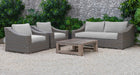 Renava Palisades Outdoor Beige Wicker Sofa Set image