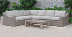 Renava Pacifica Outdoor Beige Sectional Sofa Set image