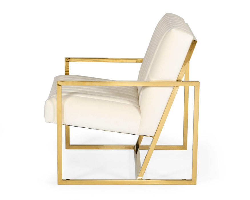 Divani Casa Baylor Modern Lounge Chair