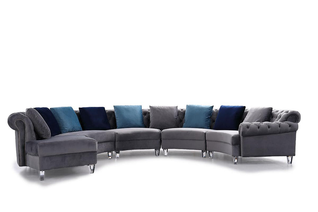 Divani Casa Darla Modern Sectional Sofa