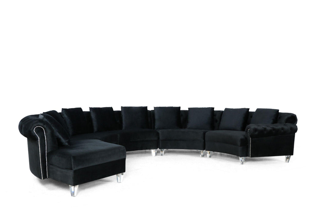 Divani Casa Darla Modern Sectional Sofa