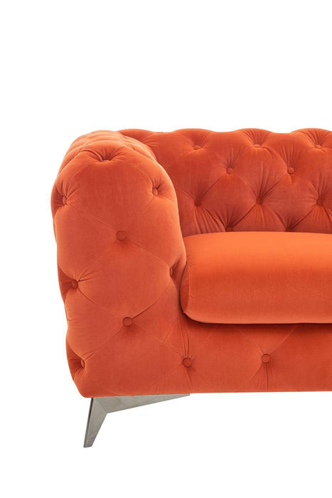 Divani Casa Delilah Modern Loveseat