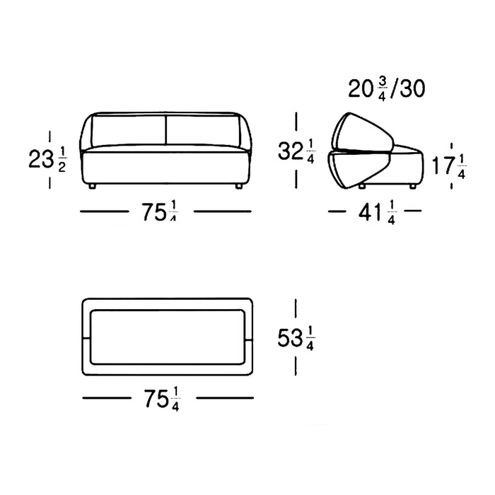 Divani Casa Lerner Modern Sofa Bed