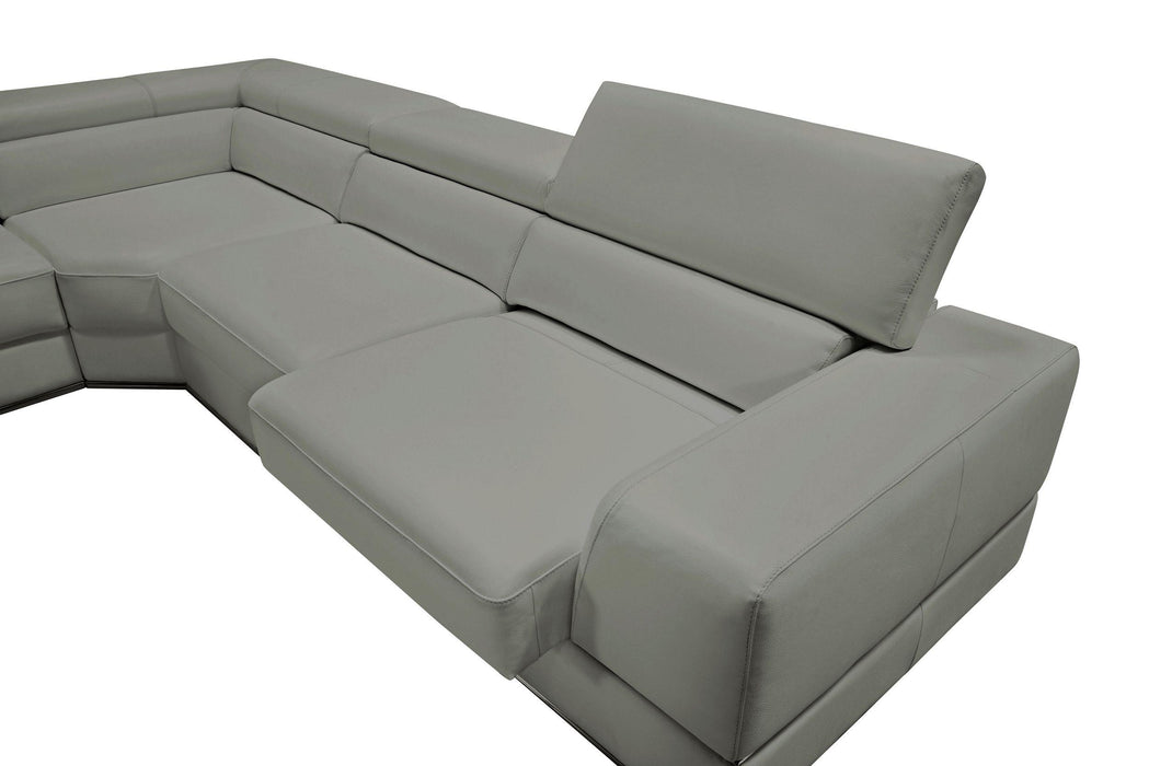 Divani Casa Pella Modern Sectional Sofa