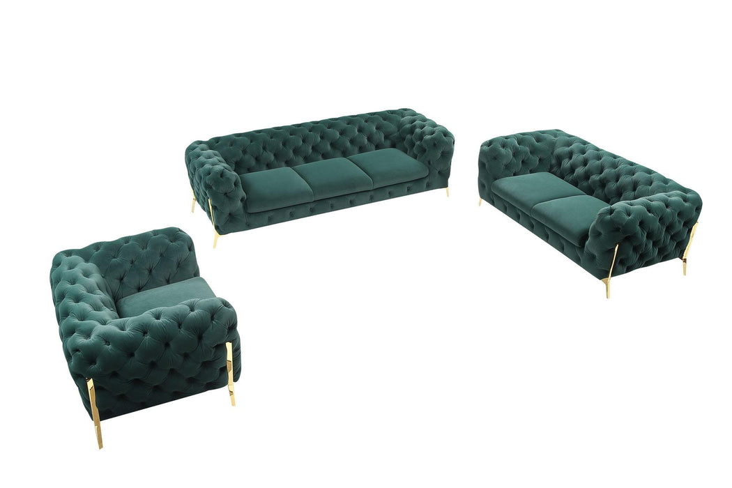 Divani Casa Quincey Transitional Sofa Set