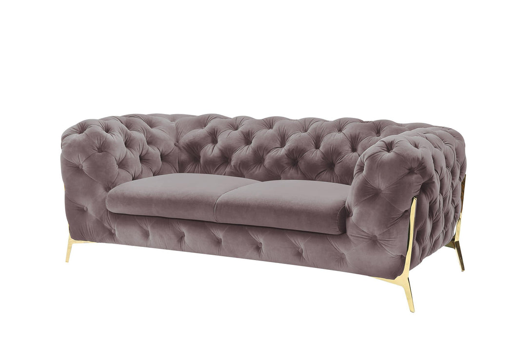 Divani Casa Sheila Transitional Loveseat