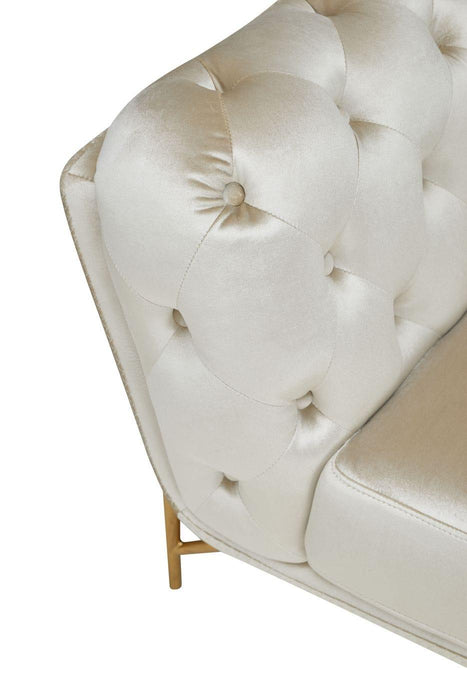 Divani Casa Stella Transitional Loveseat