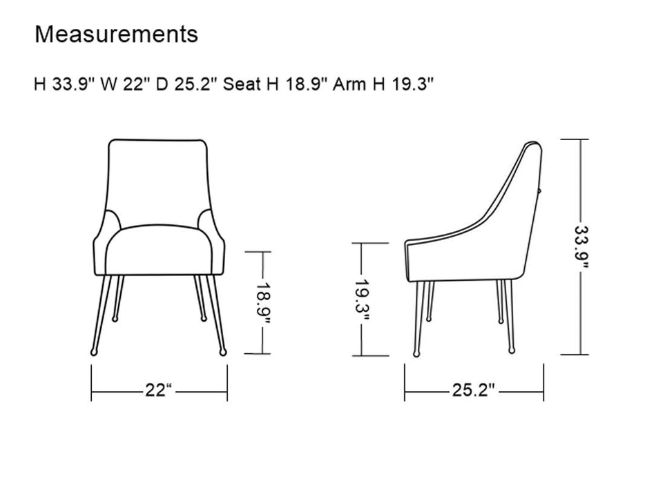 Modrest Castana Modern Dining Chair