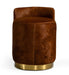 Modrest Belvista - Modern Brown Cowhide Ottoman image