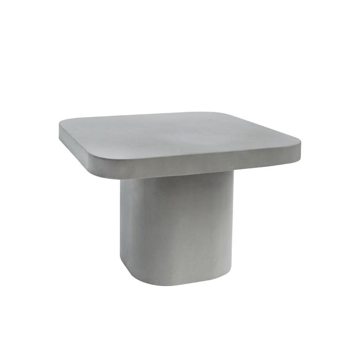 Modrest Flores Modern Grey Concrete End Table image