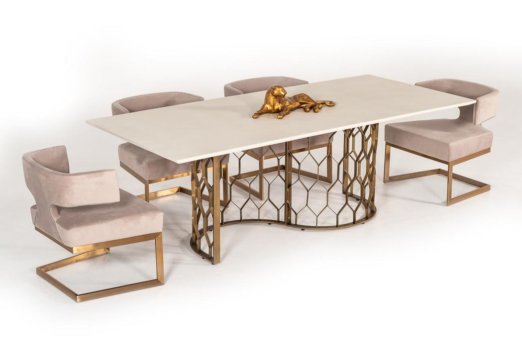 Modrest Faye Modern Dining Table