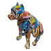 Modrest Graffiti Dog Multi Modern Sculpture image