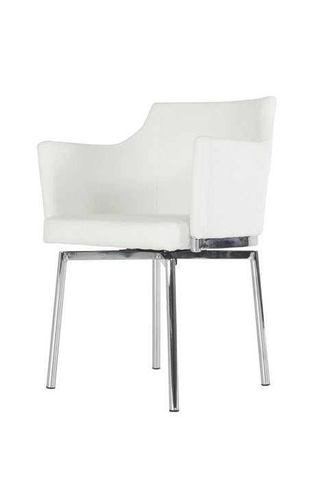 Modrest Kaweah Modern White Dining Chair image