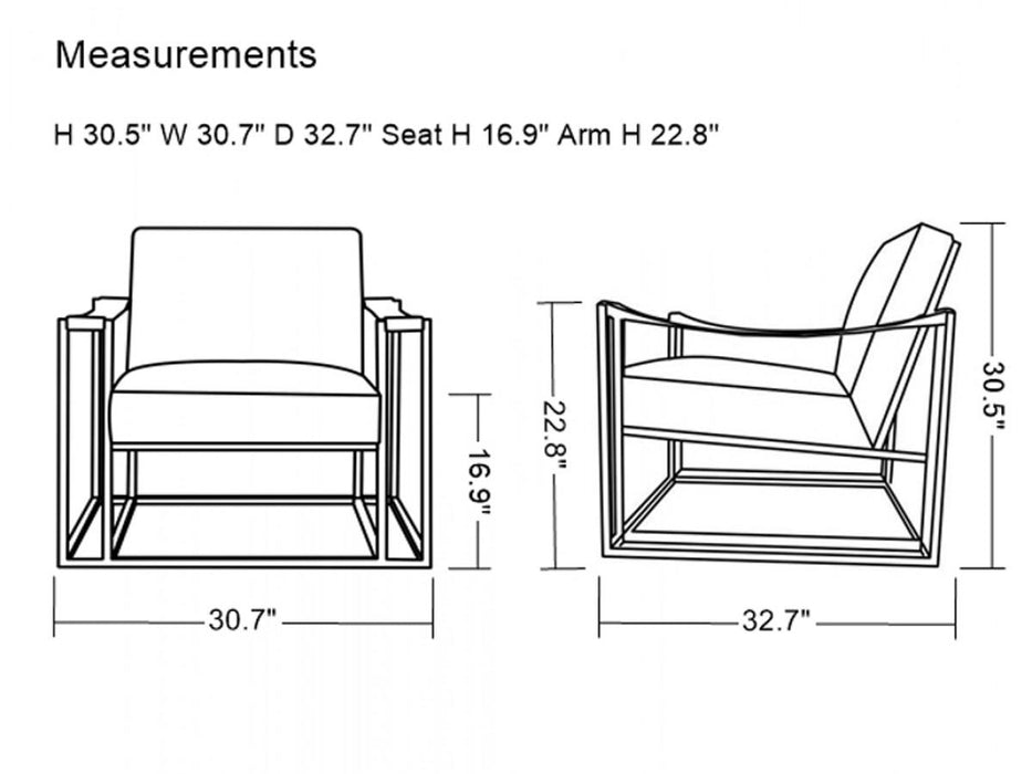 Modrest Larson Modern Lounge Chair