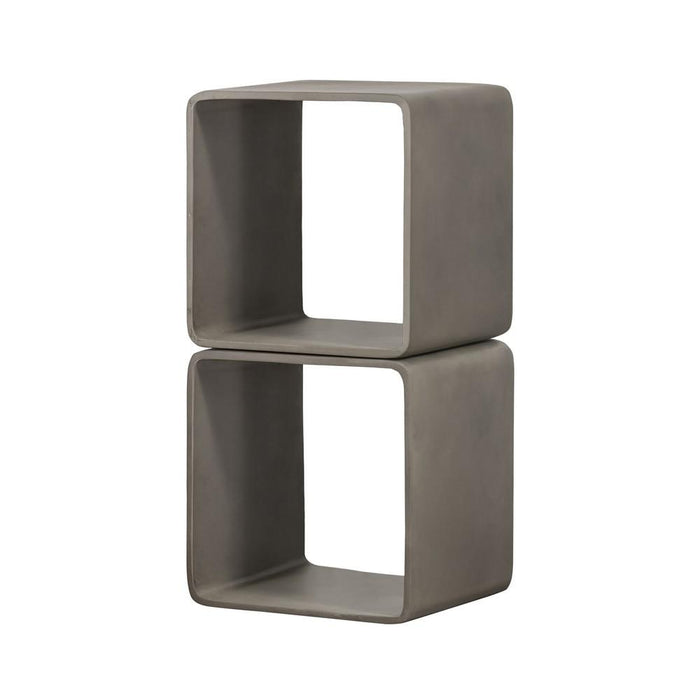 Modrest Pickens - Modern Grey Concrete Cube Shelf image