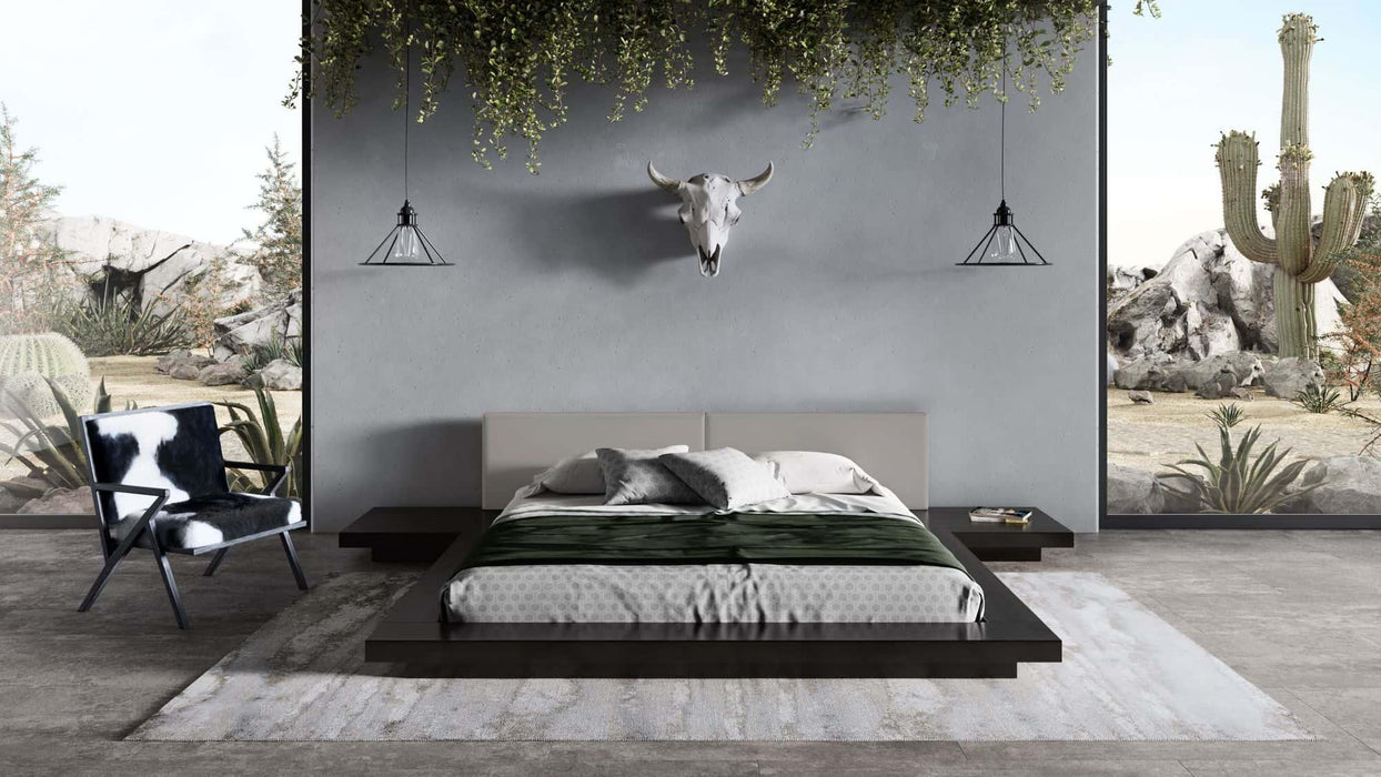 Modrest Tokyo - Contemporary Black and Grey Platform Bed image