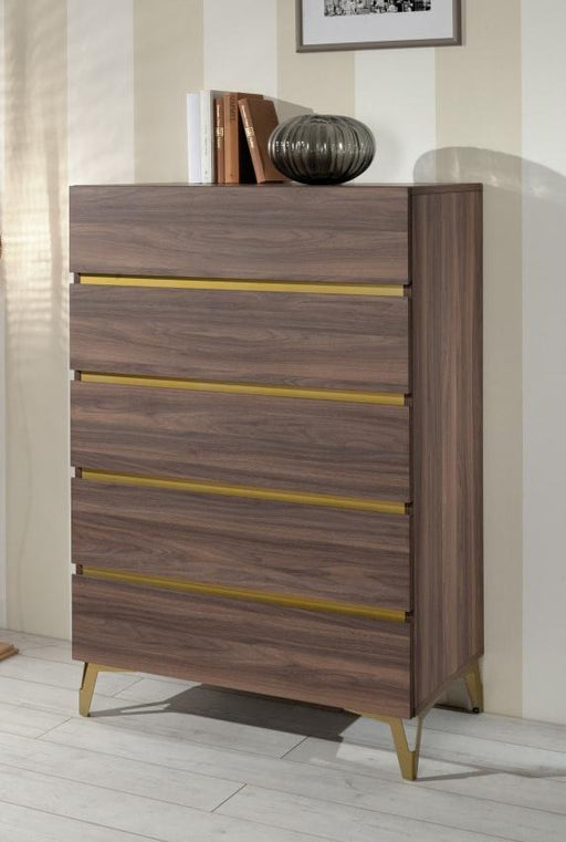 Nova Domus Calabria - Modern Walnut Chest image