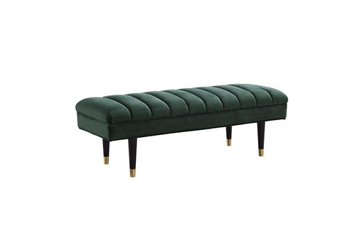 Divani Casa Ritner Modern Green Velvet Bench image