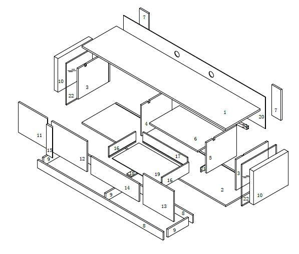 Modrest Vision Modern Tv Stand image