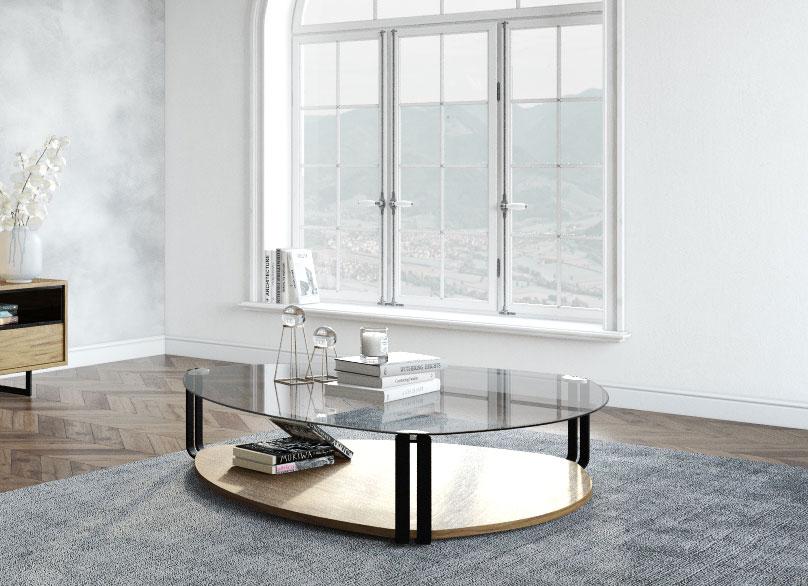 Modrest Viviana Modern Coffee Table