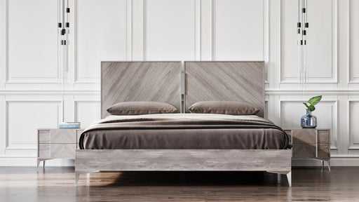 Nova Domus Alexa Italian Modern Grey Bed image