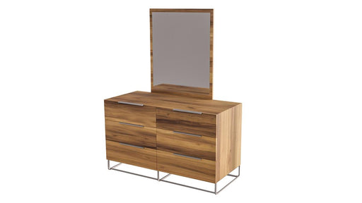 Nova Domus Lorenzo Italian Modern Light Oak Mirror image