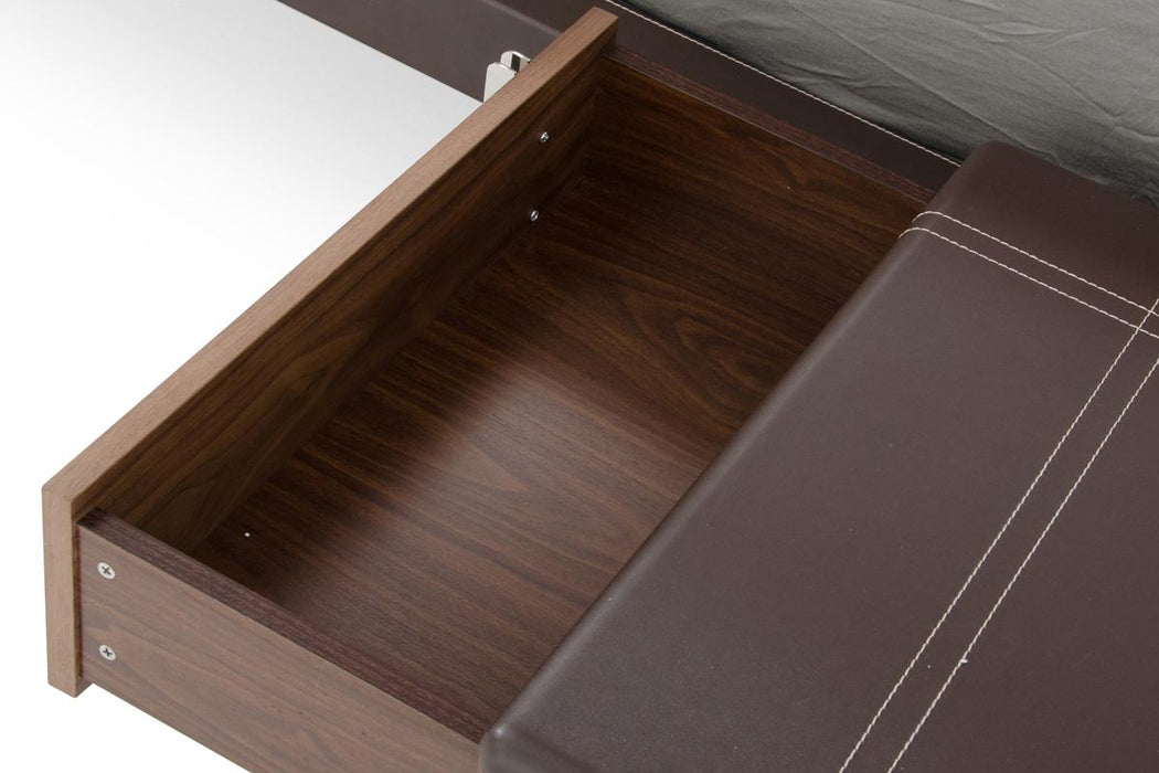 Nova Domus Ria Contemporary Brown Eco Contemporary Nightstand image