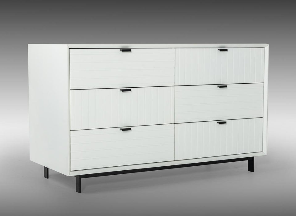 Nova Domus Valencia Contemporary White Dresser image