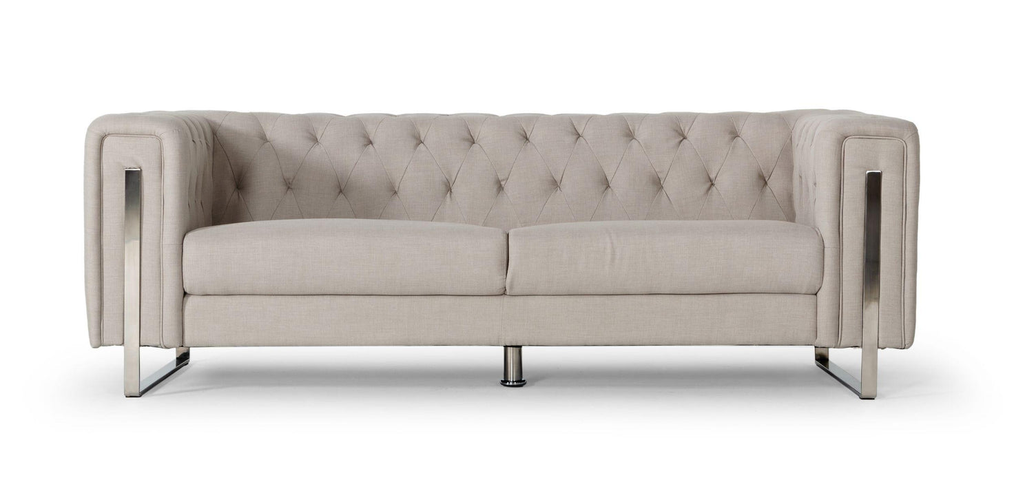 Divani Casa Salvia - Modern Beige Sofa image