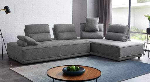 Divani Casa Glendale - Modern Grey Fabric Modular Sectional Sofa image