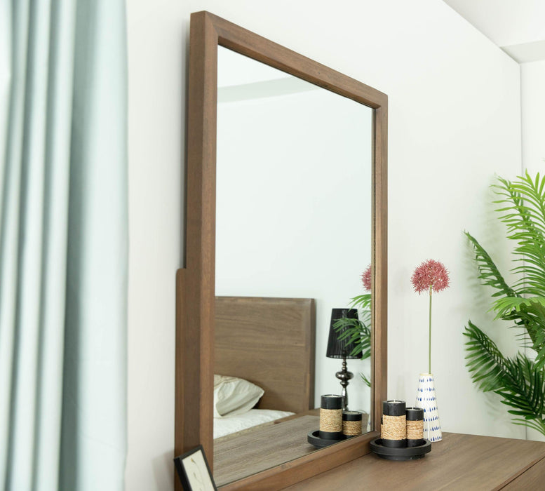 Modrest Claire - Contemporary Natural Light Mocha Acacia Mirror image