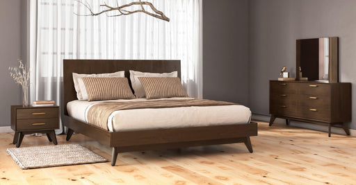 Modrest Novak - Modern Dark Oak Bedroom Set image