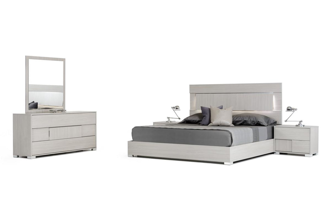 Modrest Ethan Italian Modern Grey Bedroom Set image