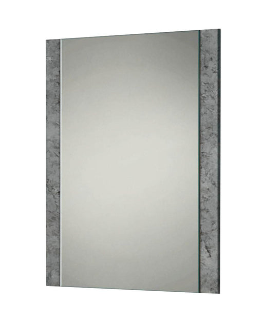 Nova Domus Rado Modern Walnut & Stucco Mirror image