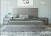 Nova Domus Asus - Italian Modern Elm Grey Bed image