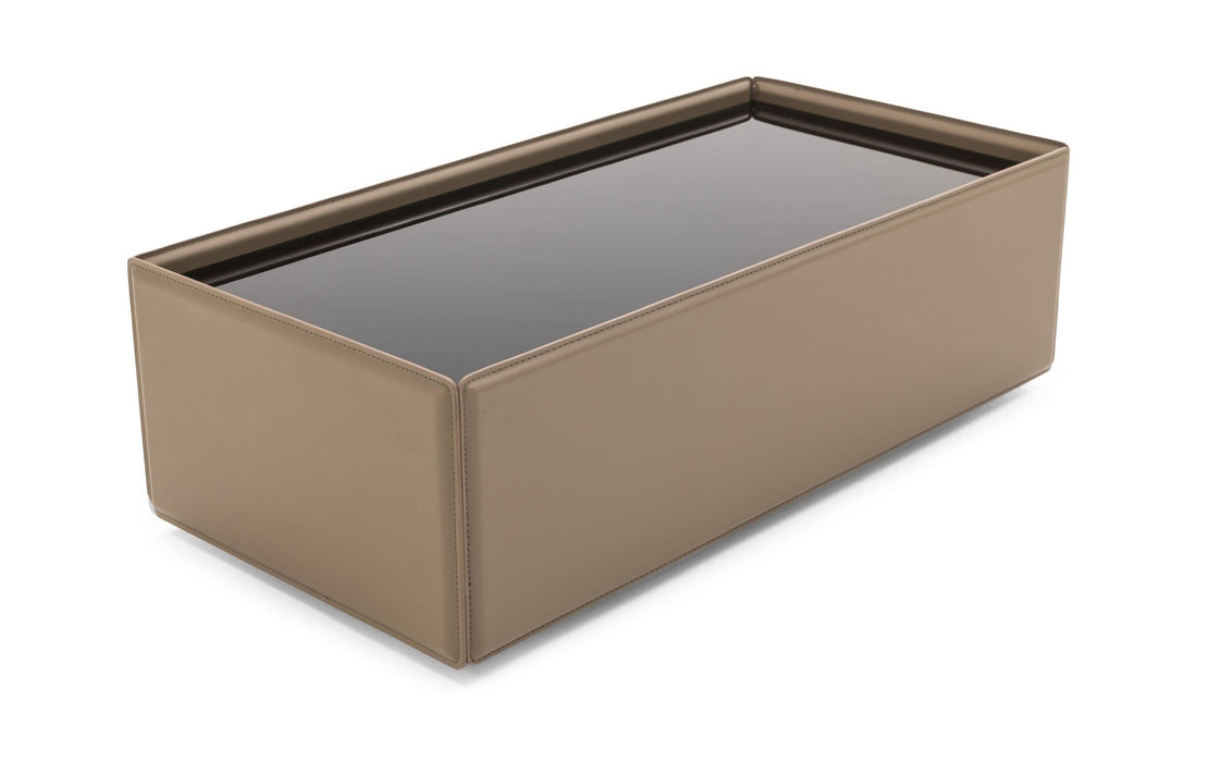 Modrest Vargas - Modern Beige Leatherette Coffee Table image