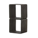 Modrest Pickens - Modern Dark Grey Concrete Cube Shelf image