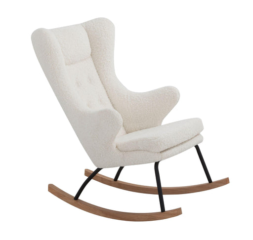 Modrest Colfax - Modern White Sheep Rocking Chair image