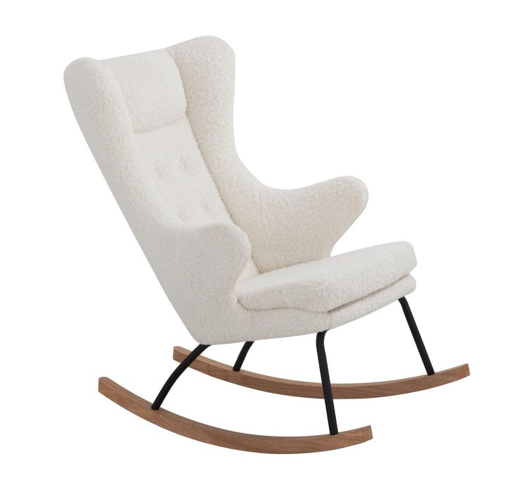 Modrest Colfax - Modern White Sheep Rocking Chair image