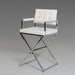 Modrest Coppola Modern White Leatherette Bar Stool image