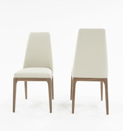 Modrest Encino Modern Grey & Walnut Dining Chair (Set of 2) image