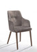 Modrest Theresa Modern Grey & Walnut Dining Chair (Set of 2) image