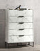 Nova Domus Marbella - Italian Modern White Marble Chest image