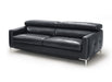 Divani Casa Natalia - Modern Black Leather Sofa image