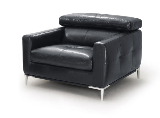 Divani Casa Natalia - Modern Black Leather Chair image