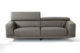 Divani Casa Brustle - Modern Dark Grey Eco-Leather 89" Sofa image