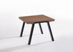 Modrest Rhett Modern Walnut & Black End Table image