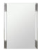 Modrest Token - Modern White & Stainless Steel Mirror image