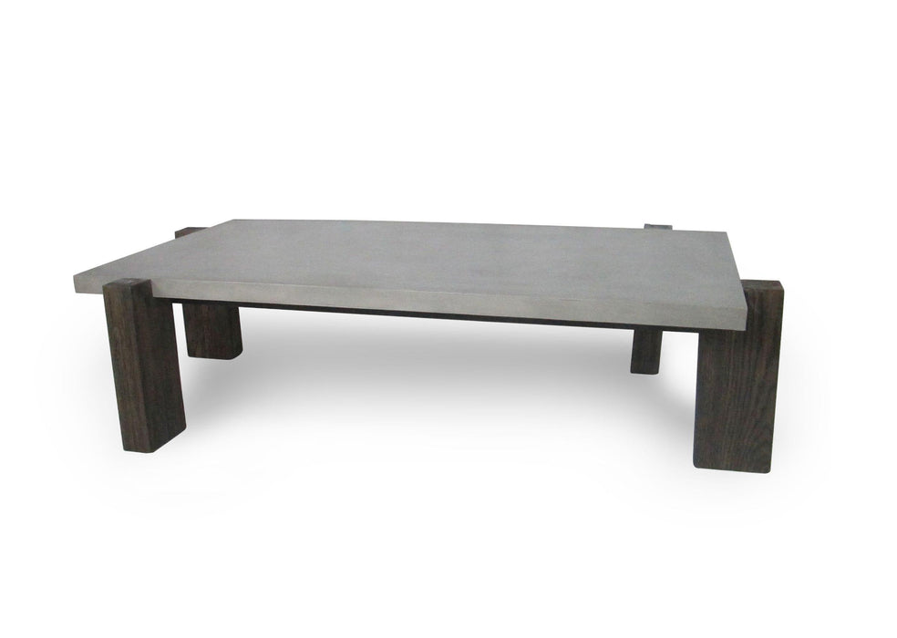 Modrest Milton - Dark Grey & Walnut Coffee Table image