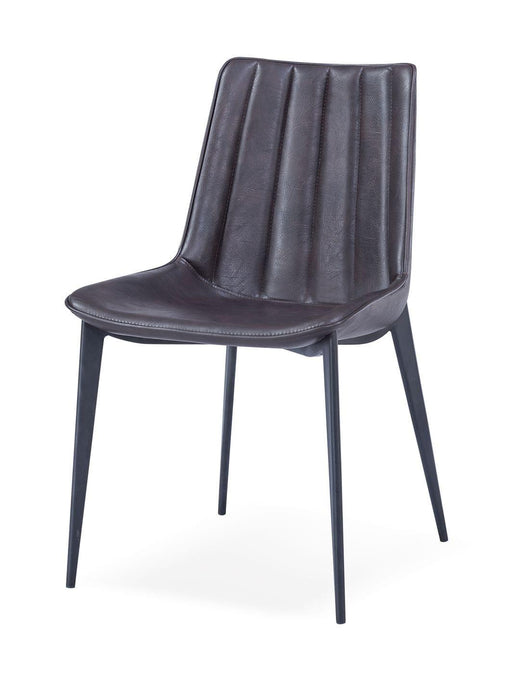 Modrest Peoria - Modern Brown & Black Dining Chair (Set of 2) image